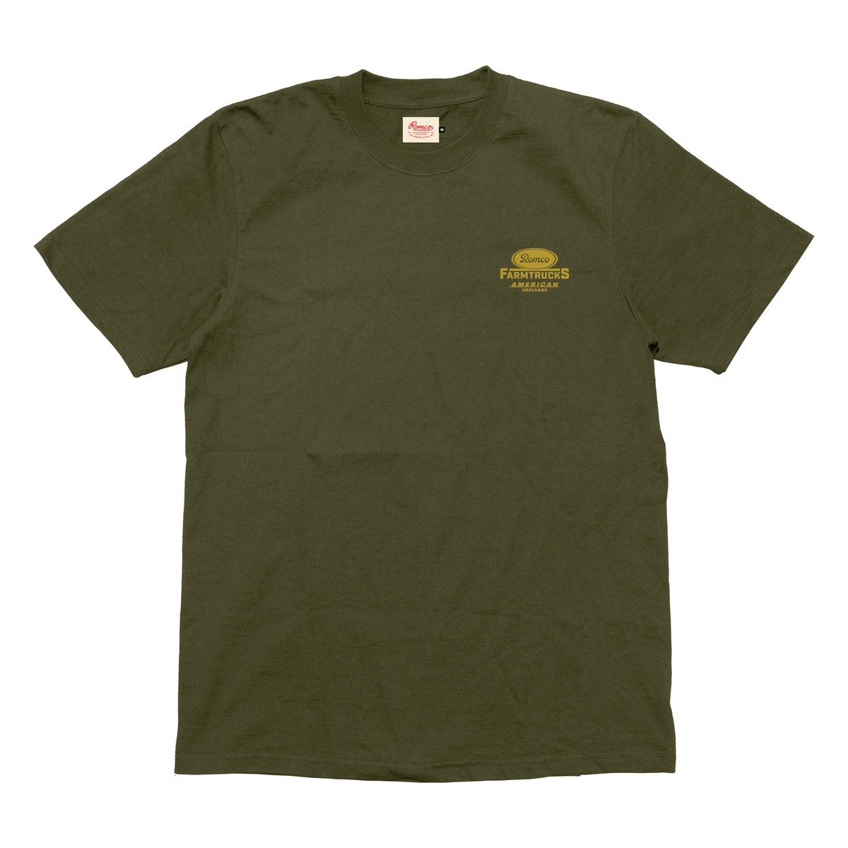 Camiseta Romco X Farmtrucks Bullnose Olive