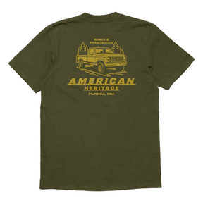 Camiseta Romco X Farmtrucks Bullnose Olive