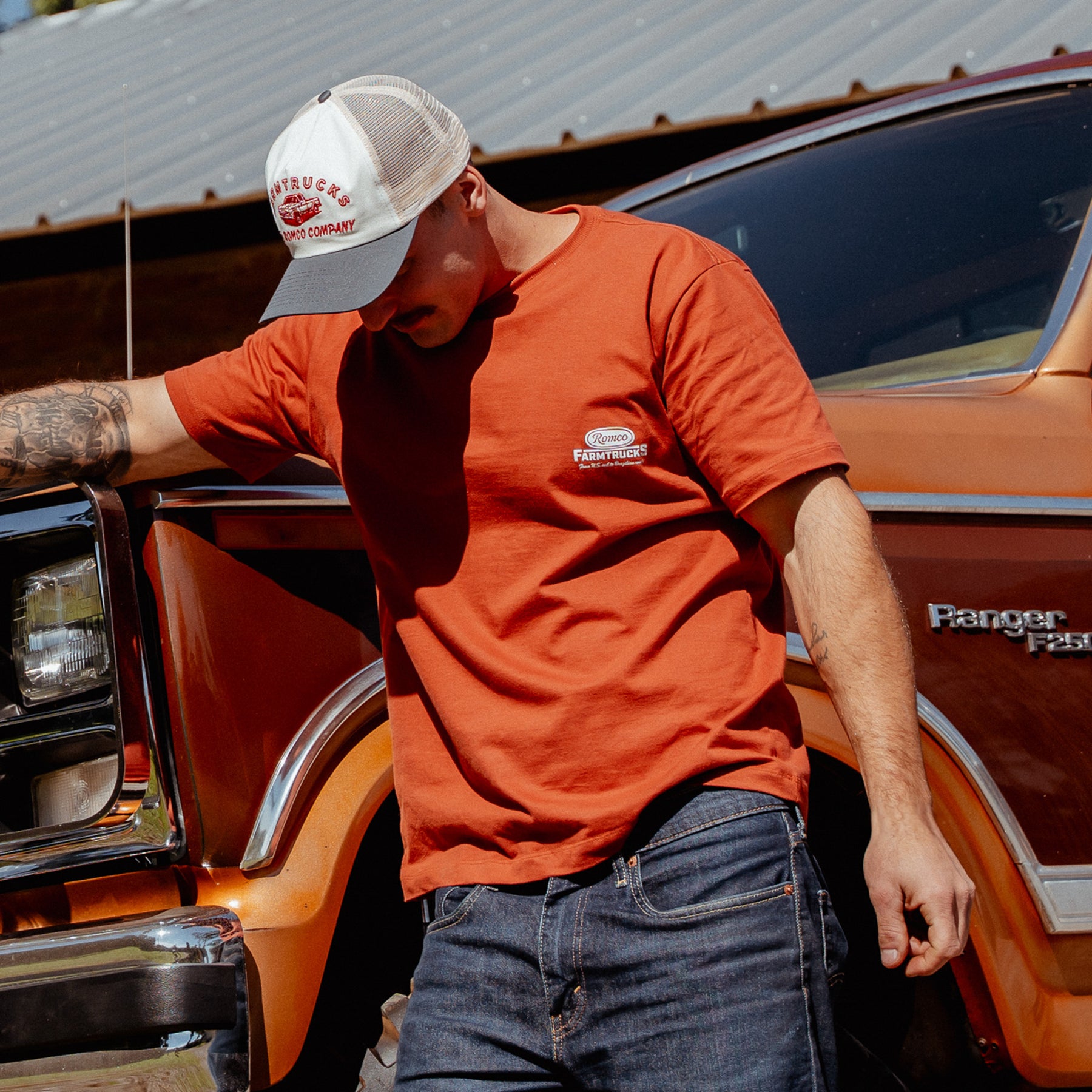 Camiseta Farmer Brown Romco X Farmtrucks