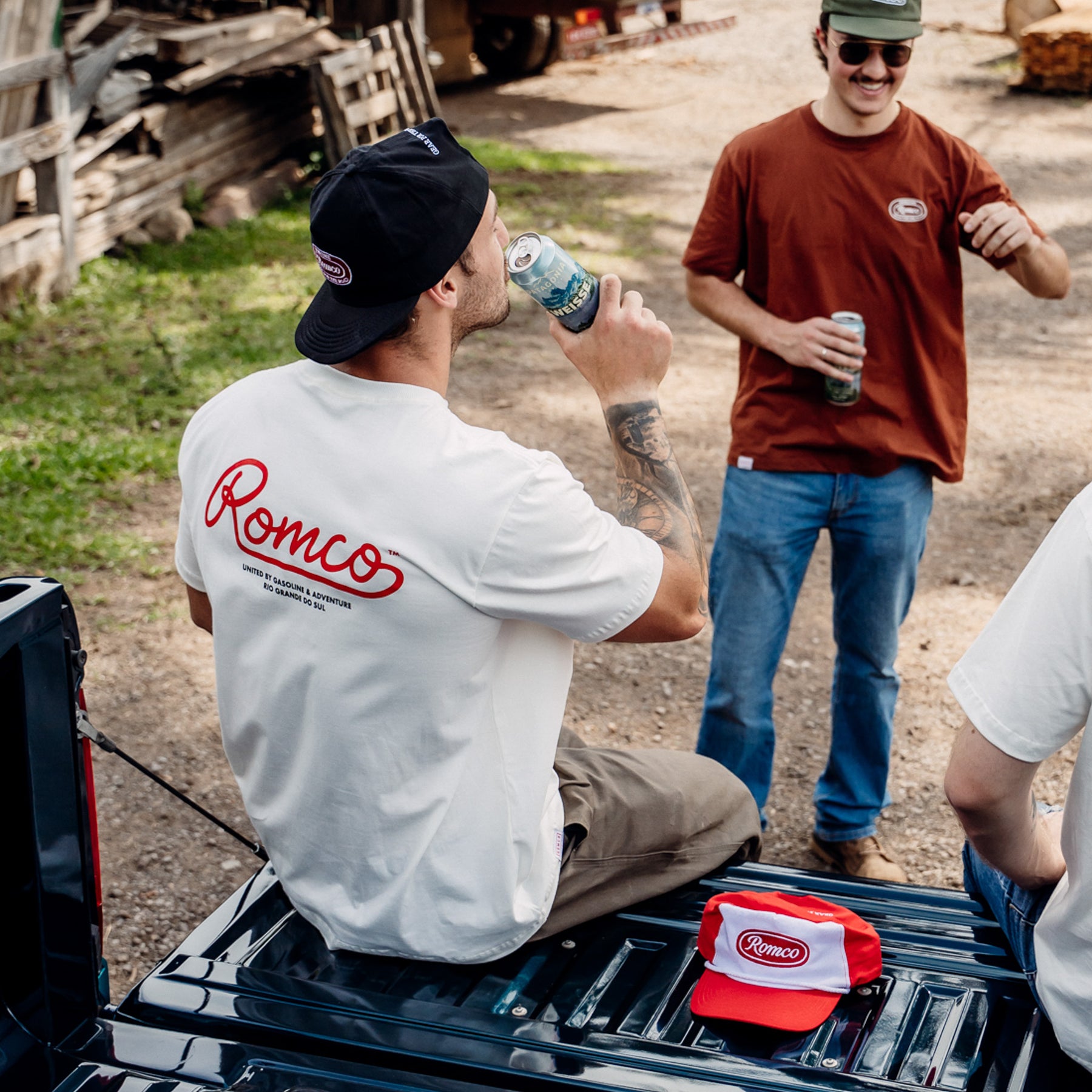 Camiseta Gasoline Adventure Off White