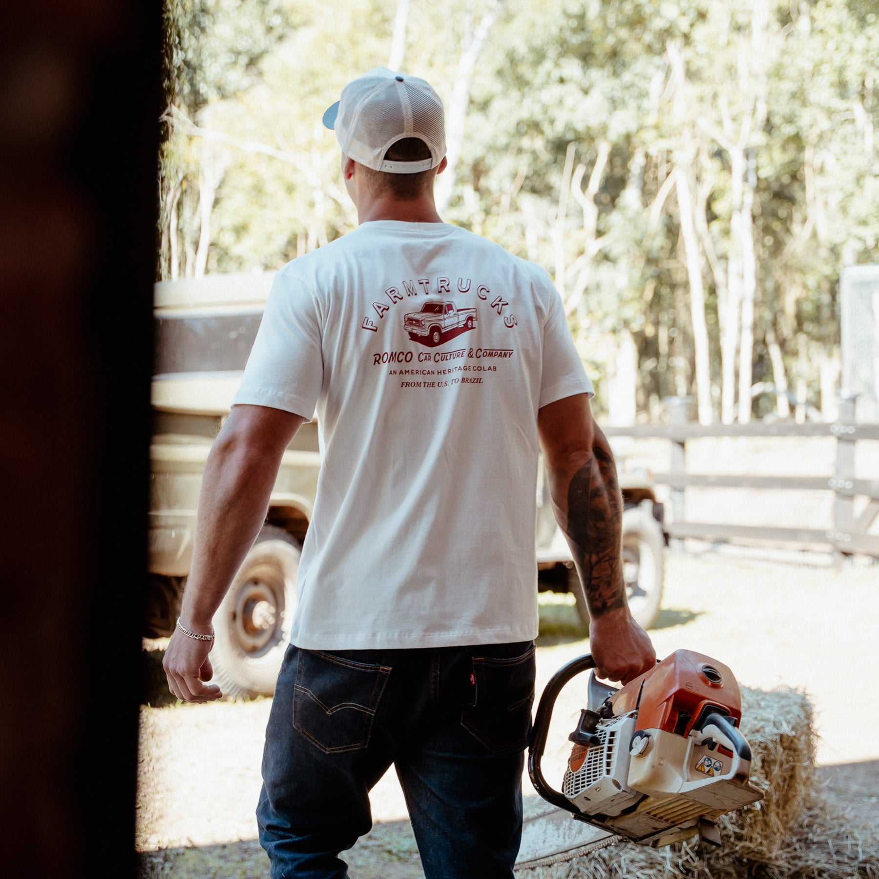 Camiseta Heritage Romco X Farmtrucks