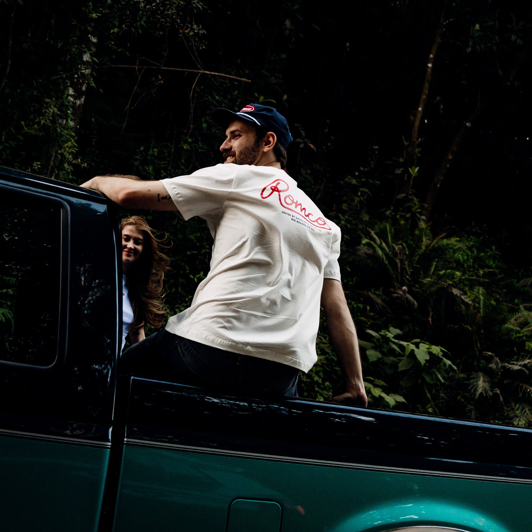Camiseta Gasoline Adventure Off White
