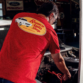 Camiseta Romco Auto Shop Rubro