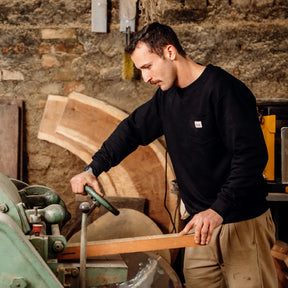 Moletom Careca Work Pocket Black