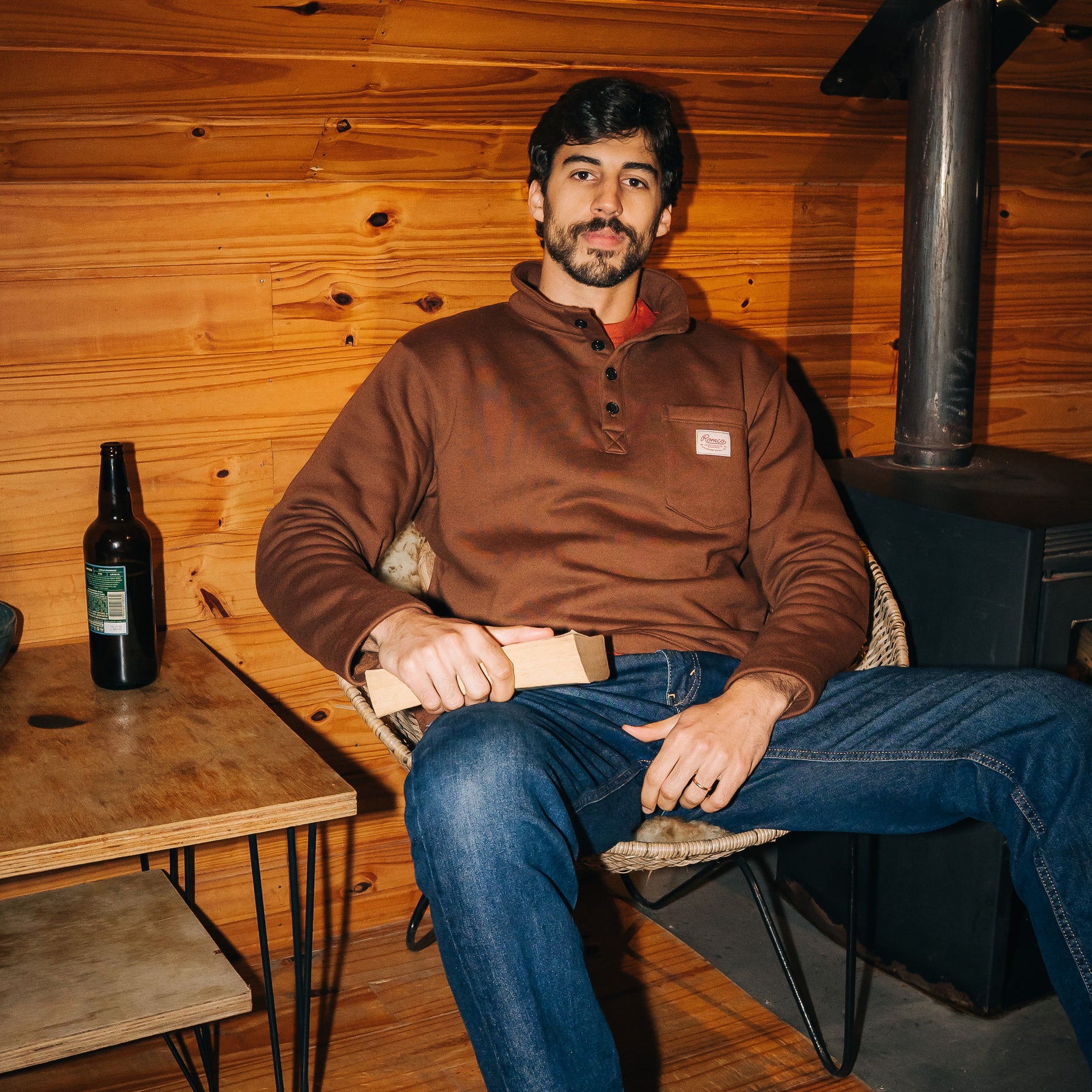 Quarter Button Lumberjack