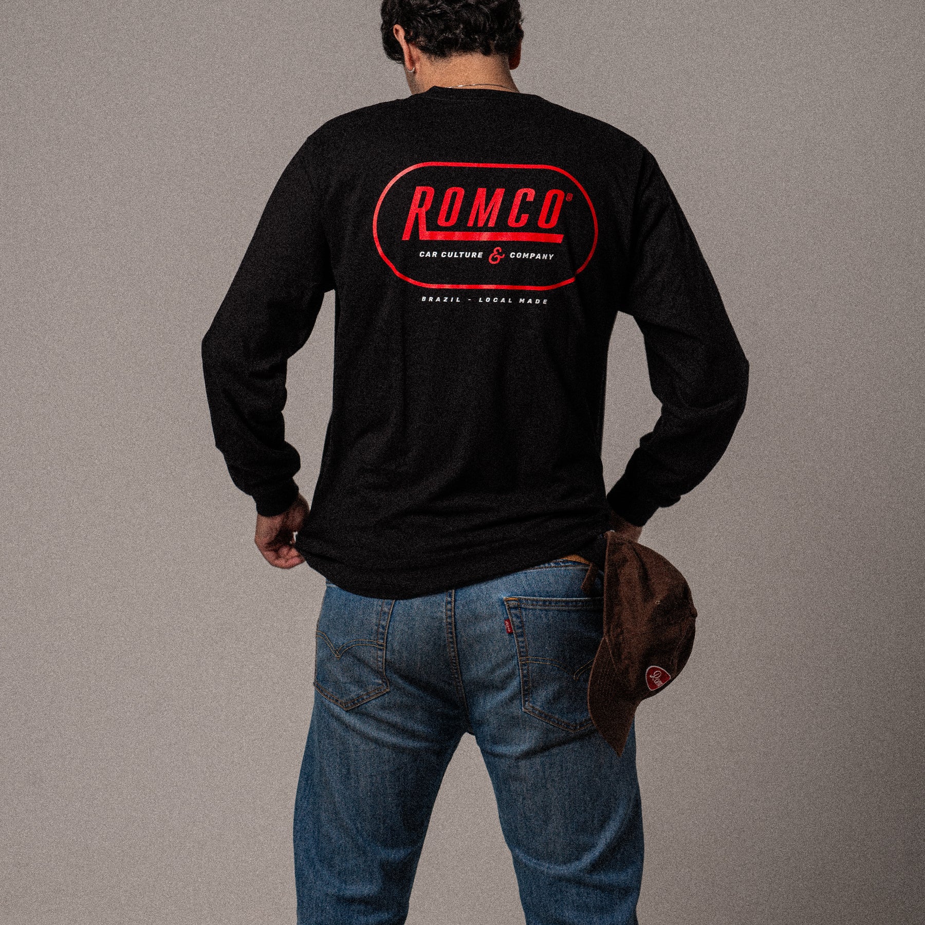 Camiseta Manga Longa Firma Black