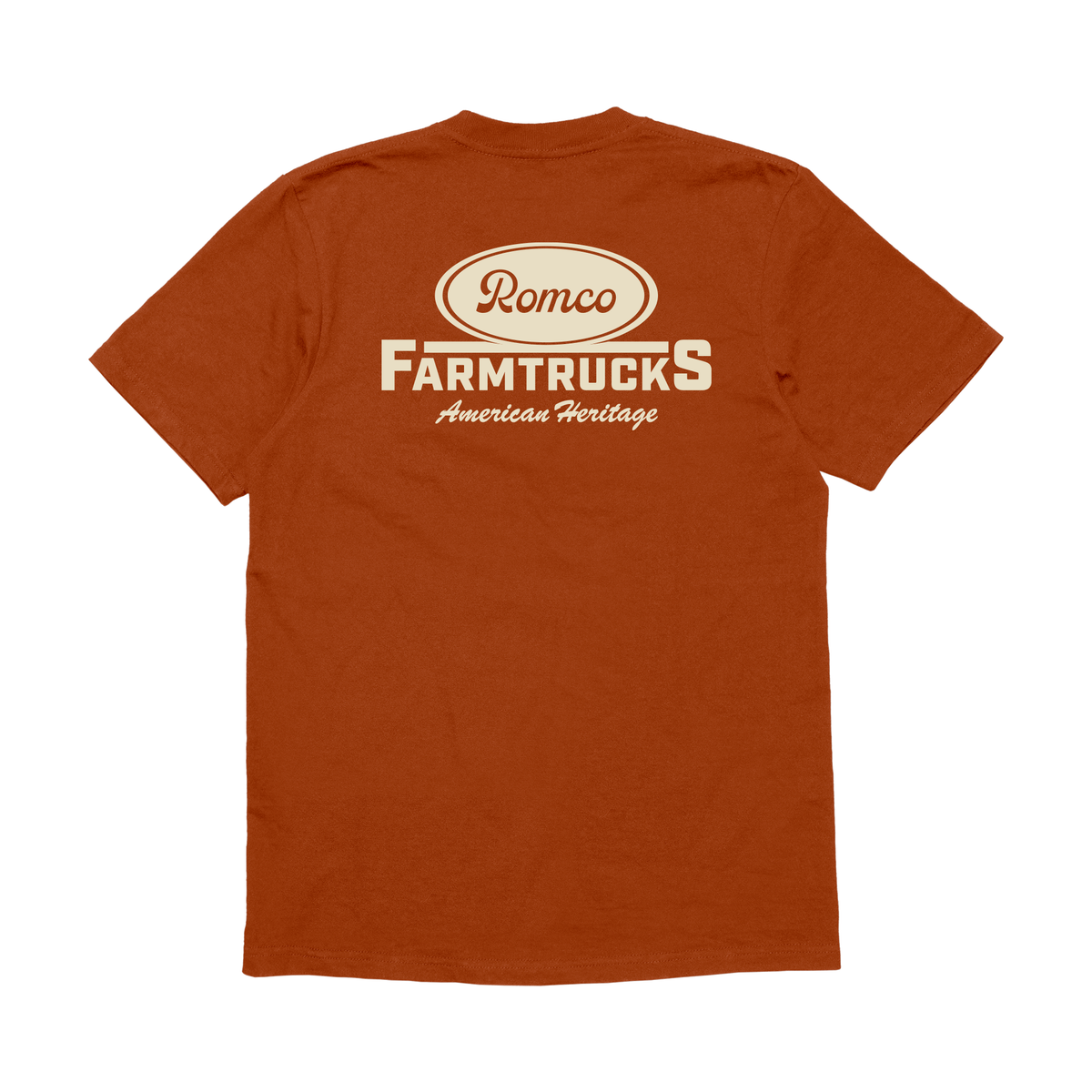 Camiseta Romco X Farmtrucks Terracota