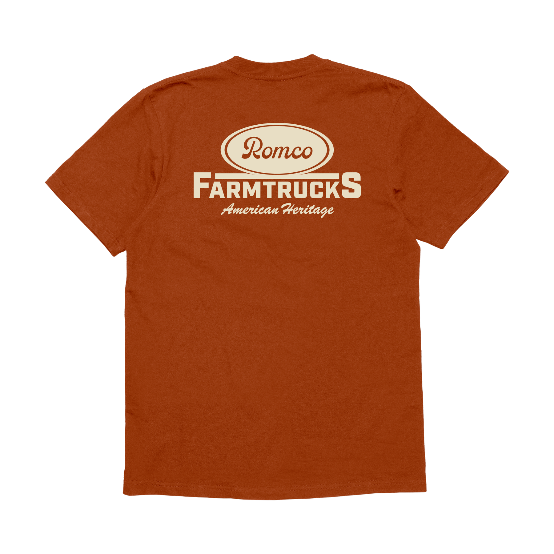Camiseta Romco X Farmtrucks Terracota
