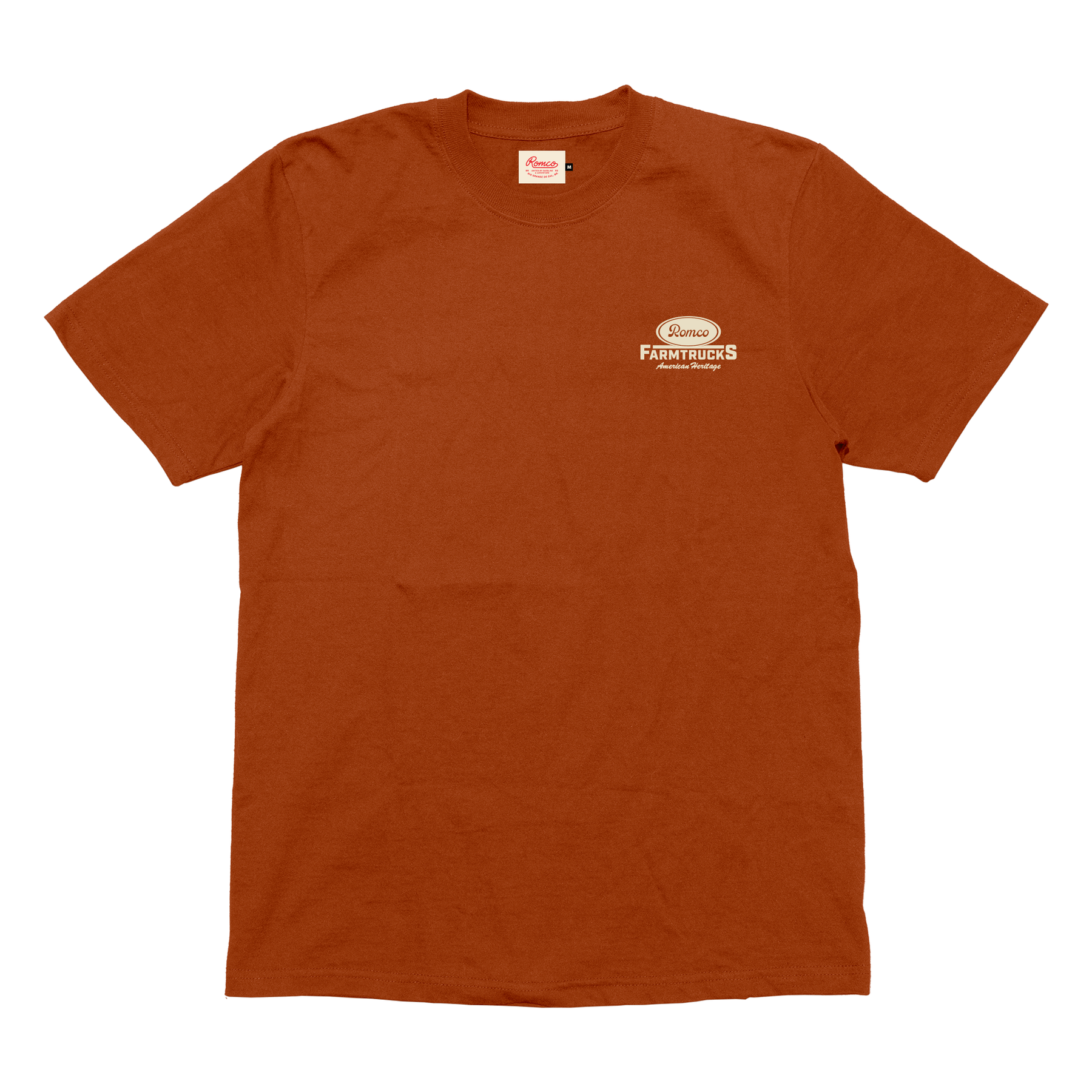Camiseta Romco X Farmtrucks Terracota