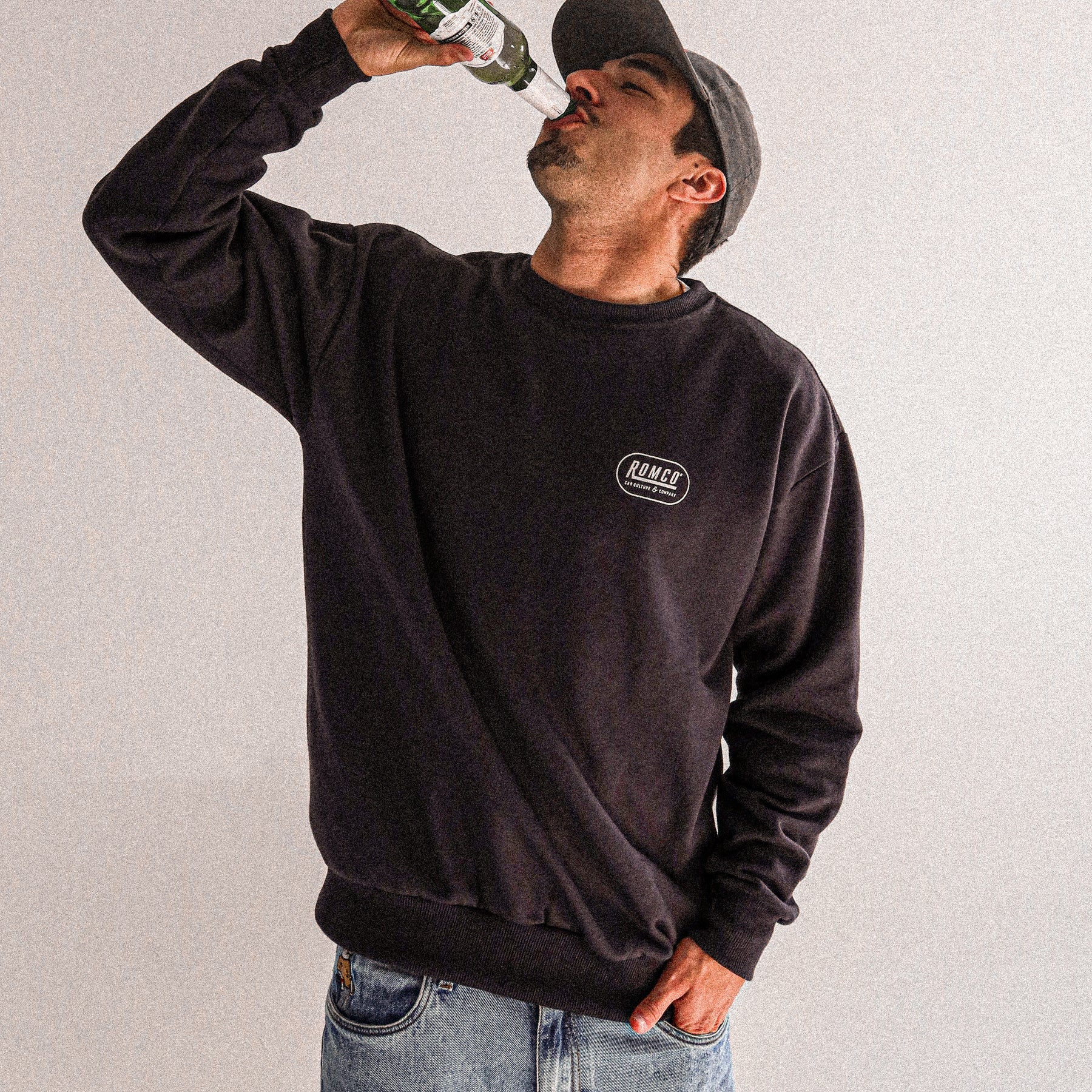 Moletom FIRMA Preto Vintage