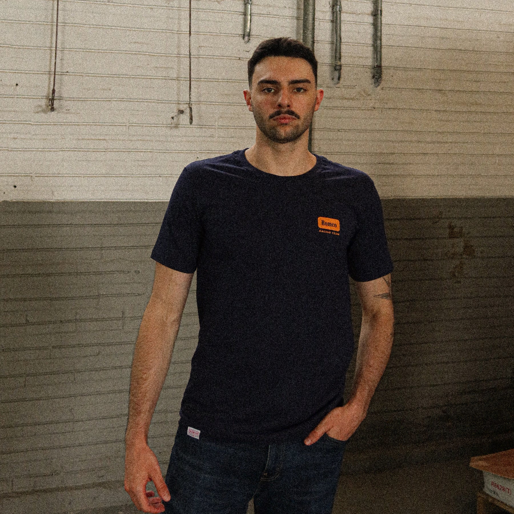 Camiseta Racing Team - Marinho