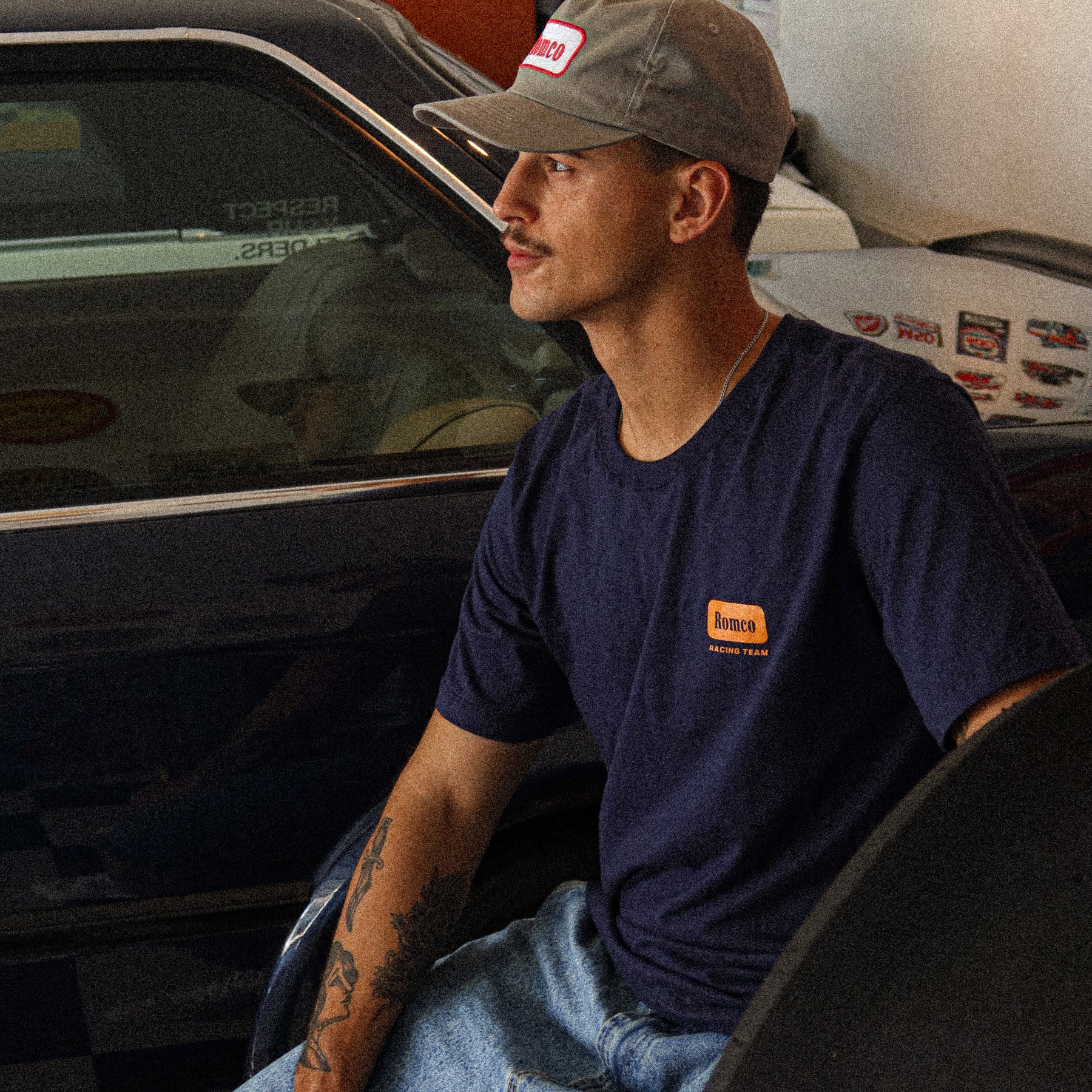 Camiseta Racing Team - Marinho