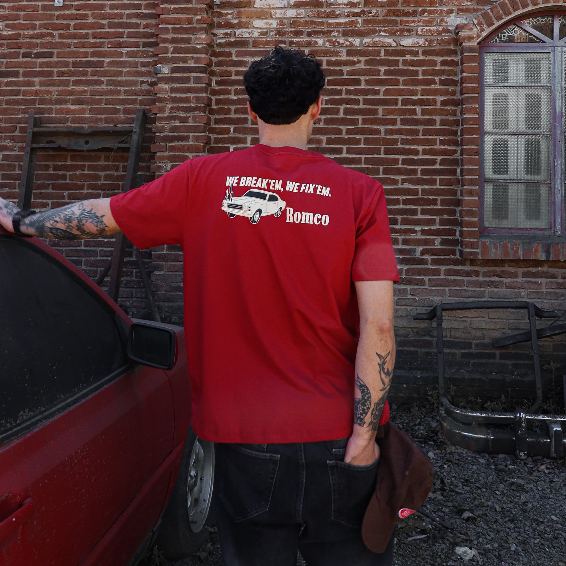 Camiseta Reparos Rubro Red