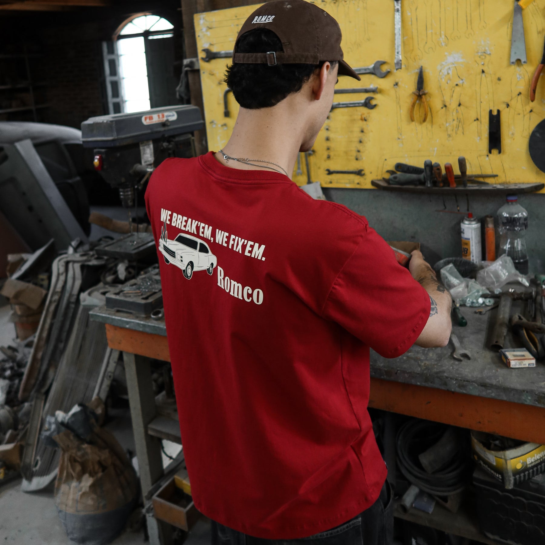 Camiseta Reparos Rubro Red