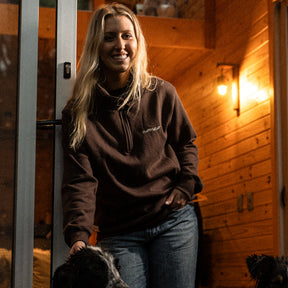 Moletom Half Zip Lumberjack Brown