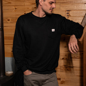 Moletom Careca Work Pocket Black