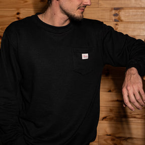 Moletom Careca Work Pocket Black