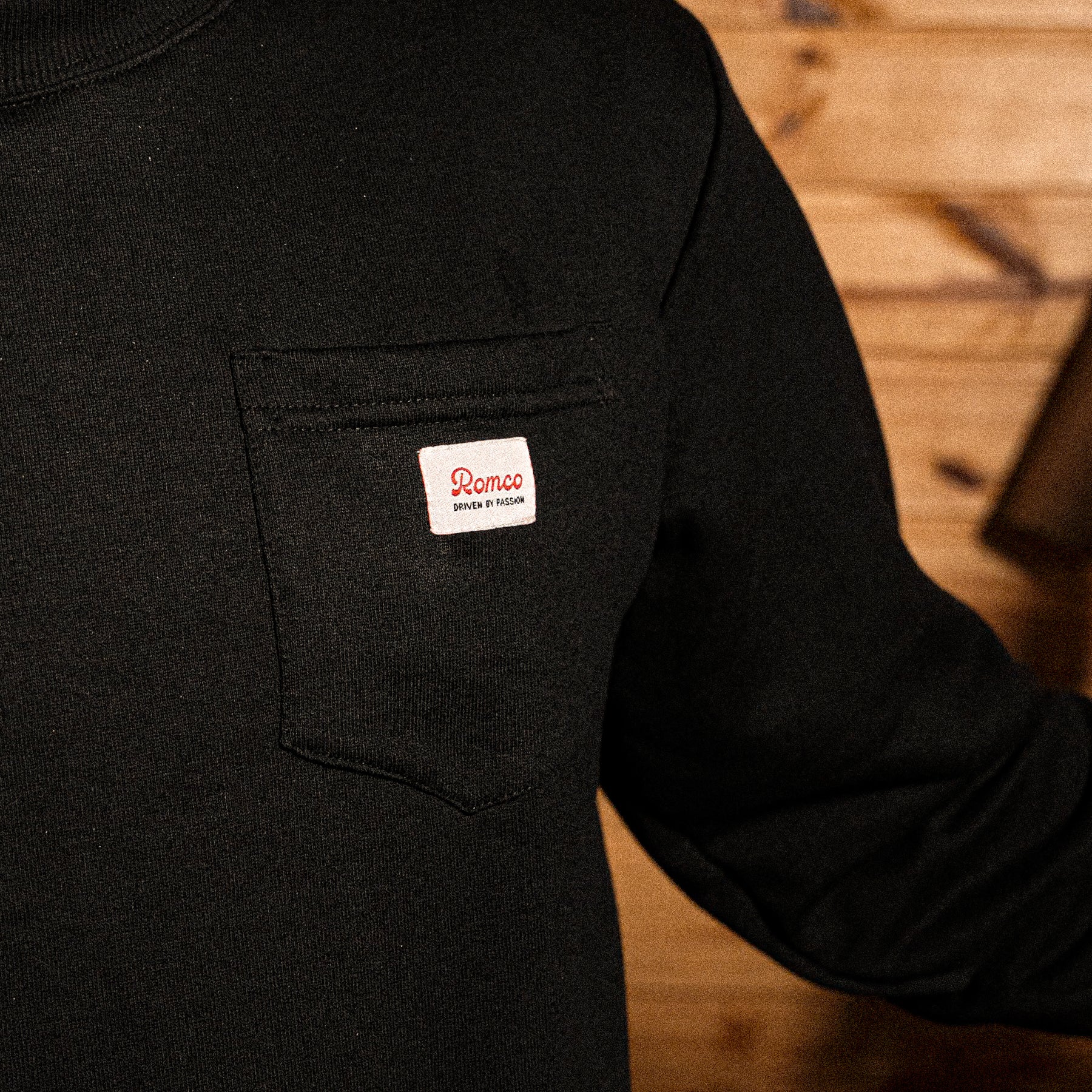 Moletom Careca Work Pocket Black