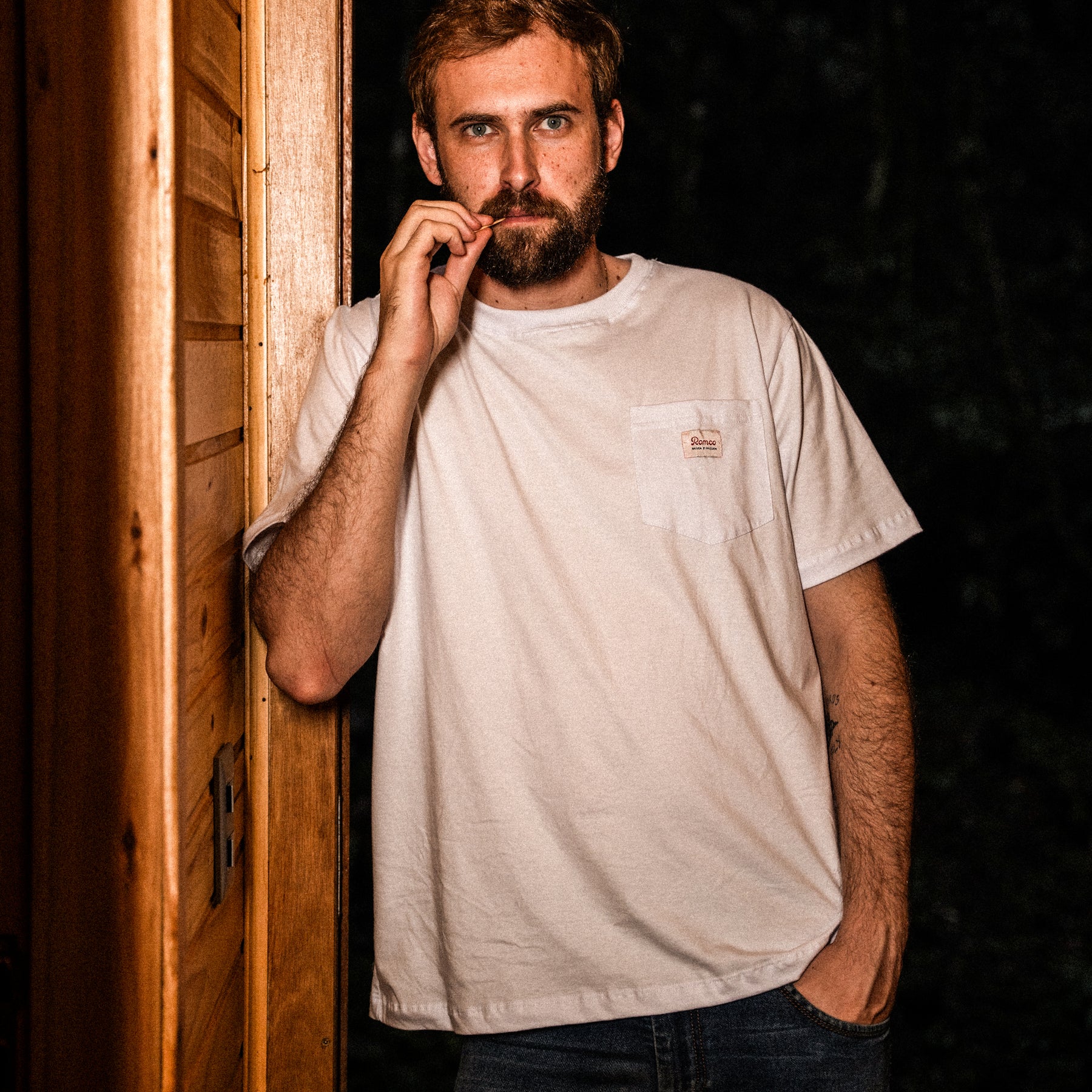 Camiseta Work Pocket White