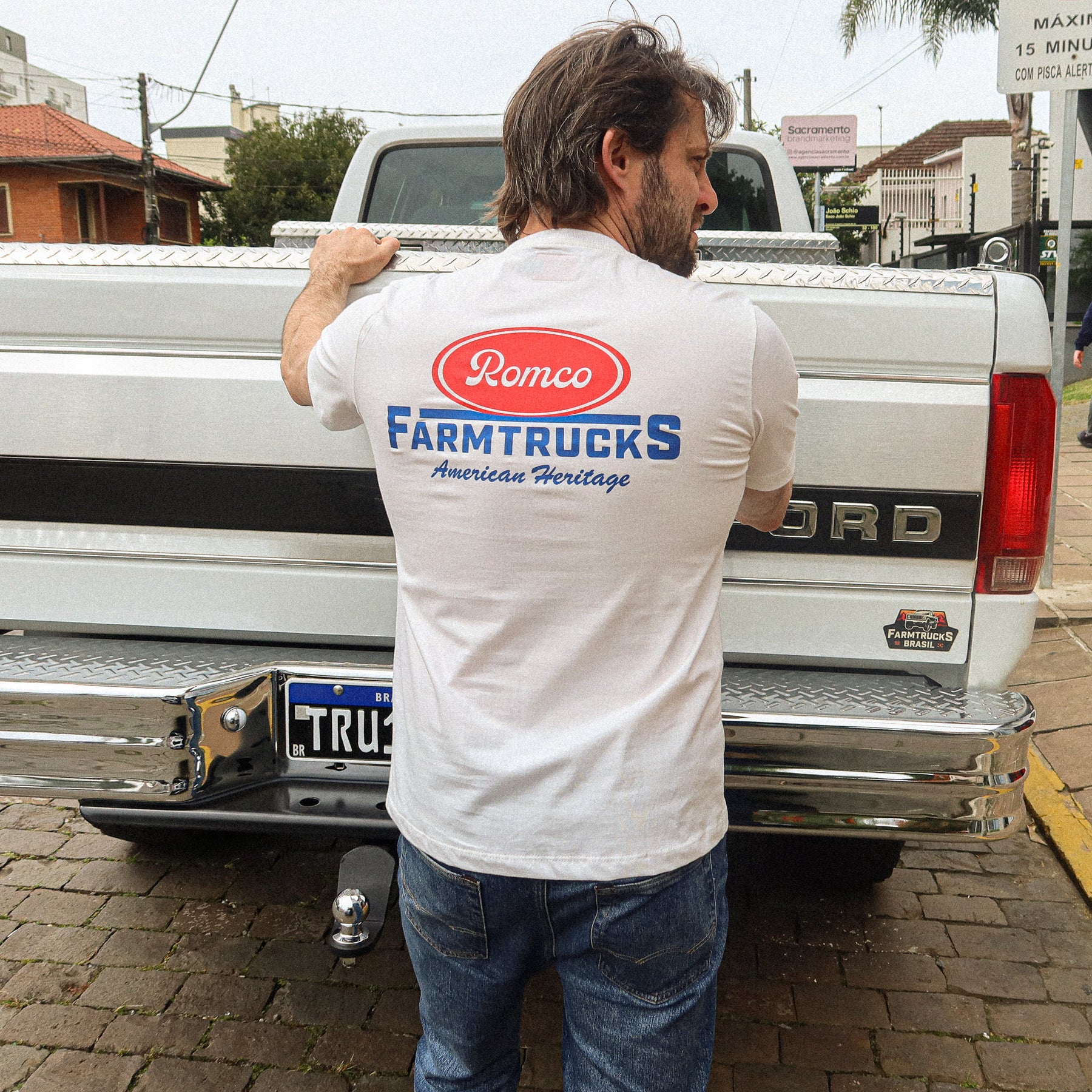 Camiseta Romco X Farmtrucks USA