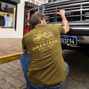 Camiseta Romco X Farmtrucks Bullnose Olive