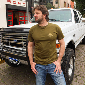Camiseta Romco X Farmtrucks Bullnose Olive