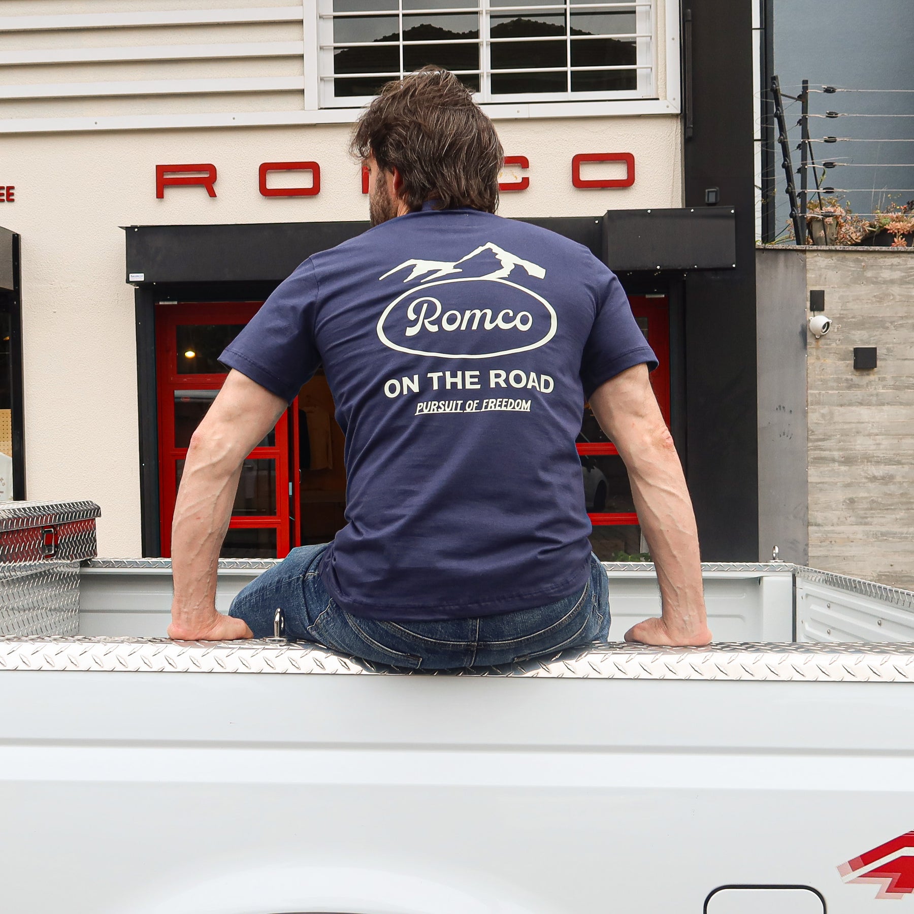 Camiseta On the Road Navy Blue