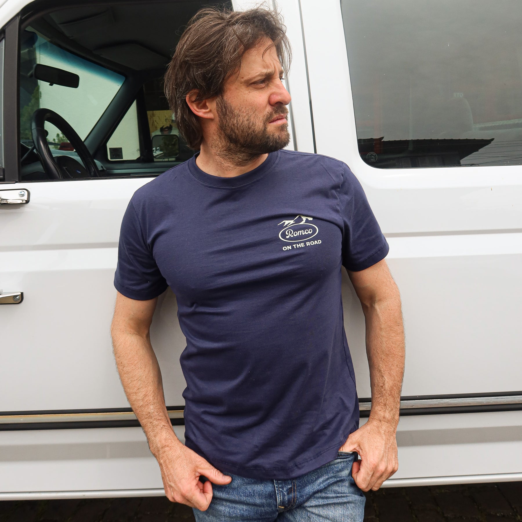Camiseta On the Road Navy Blue