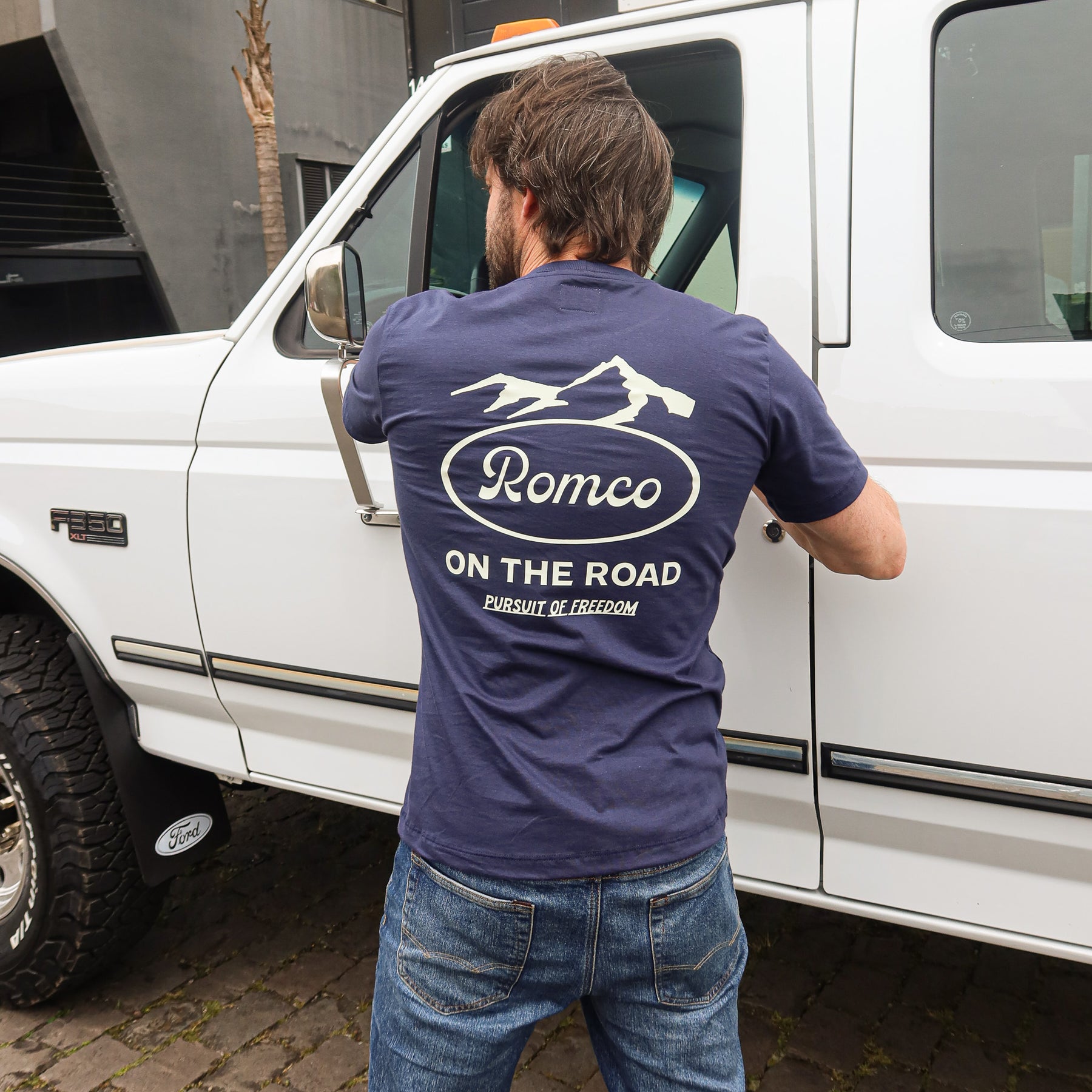 Camiseta On the Road Navy Blue