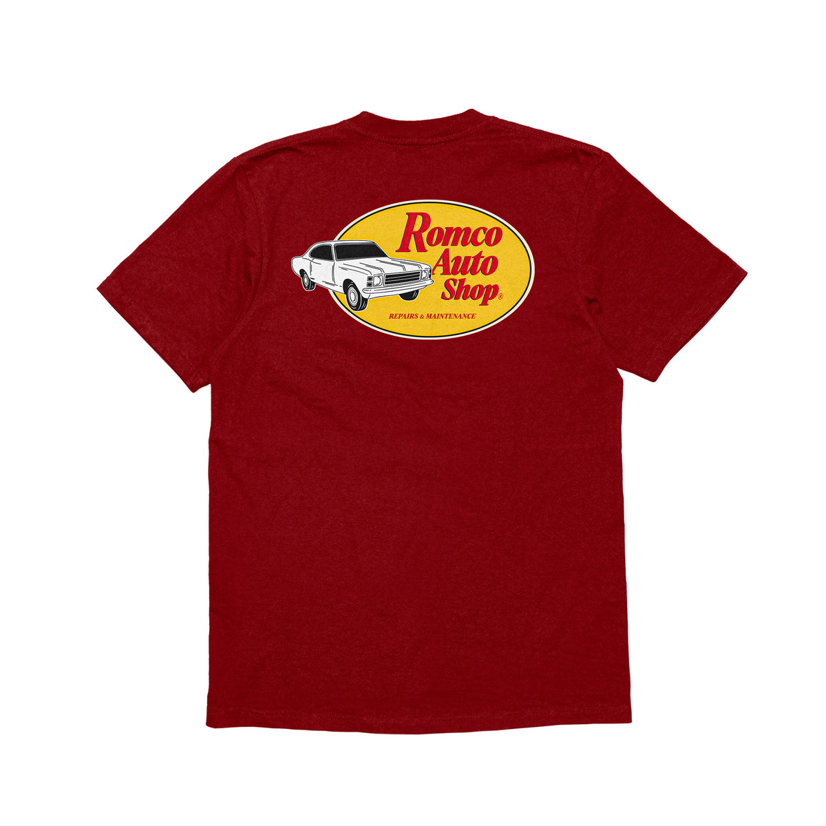 Camiseta Romco Auto Shop Rubro